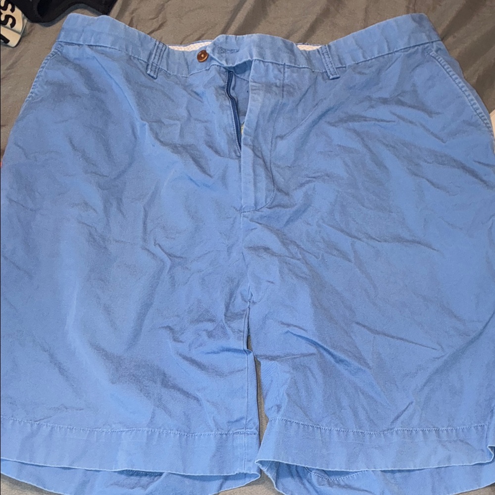 Tommy Hilfiger Light Blue Flat Front Shorts
